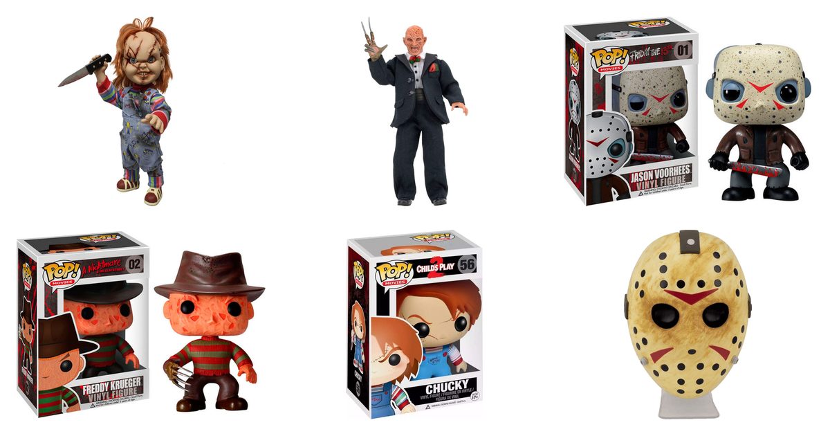 Merchandising de terror: figuras de Jason, Freddy y Chucky